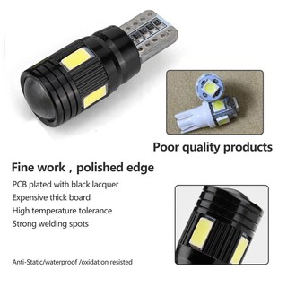 2pcs Super White T10 LED High Power Projector Reverse Marker Car Backup Lights