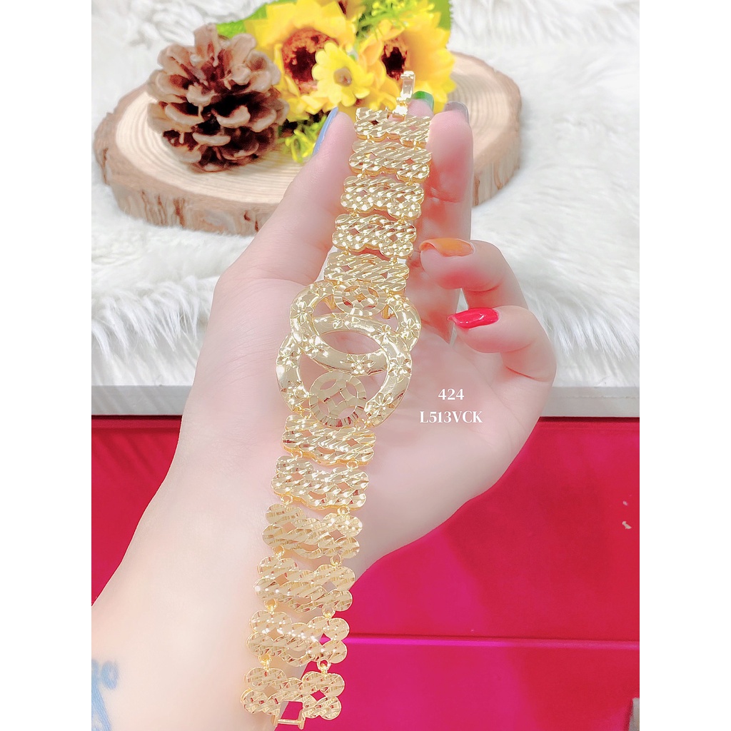 UHA - Lắc Tay Nữ Mạ 18k Sang Trọng L513
