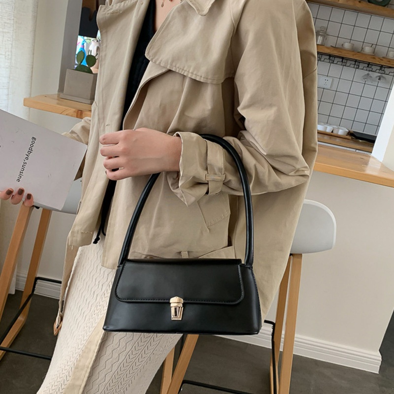 Youyo Túi Xách Da PU Đeo Dưới Cánh Tay Cỡ Nhỏ Phong Cách Vintage Cho Nữ