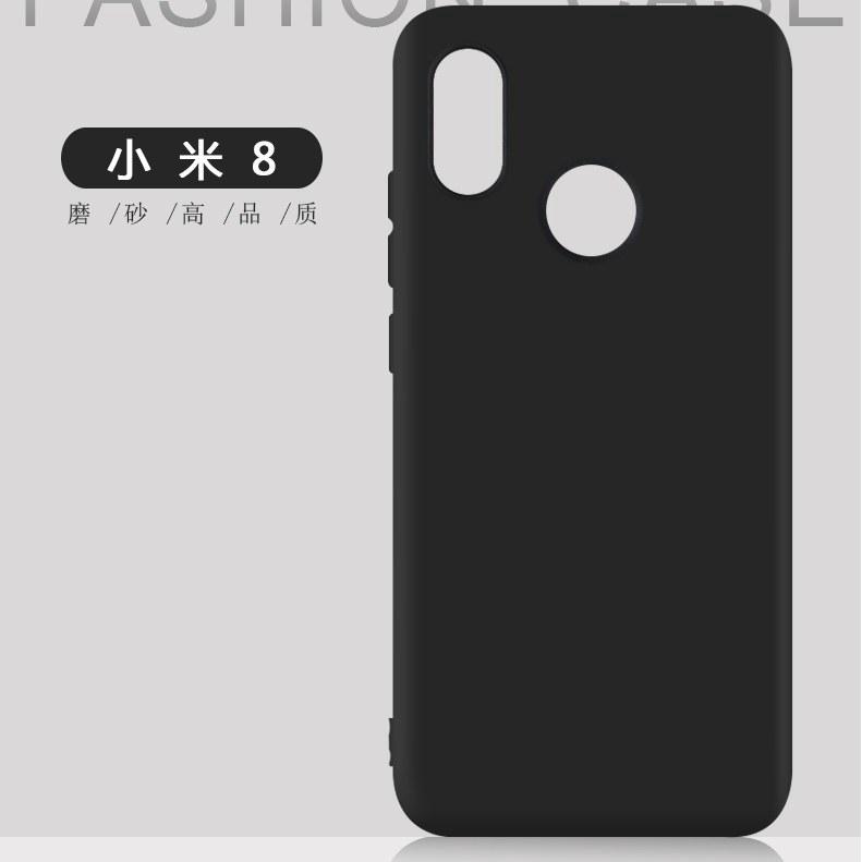 Ốp điện thoại bằng TPU màu trơn chống sốc cho Xiaomi Mi8/Mi8SE/Mi8lite/PocoF1/MiA1/MiA2/MiA2lite