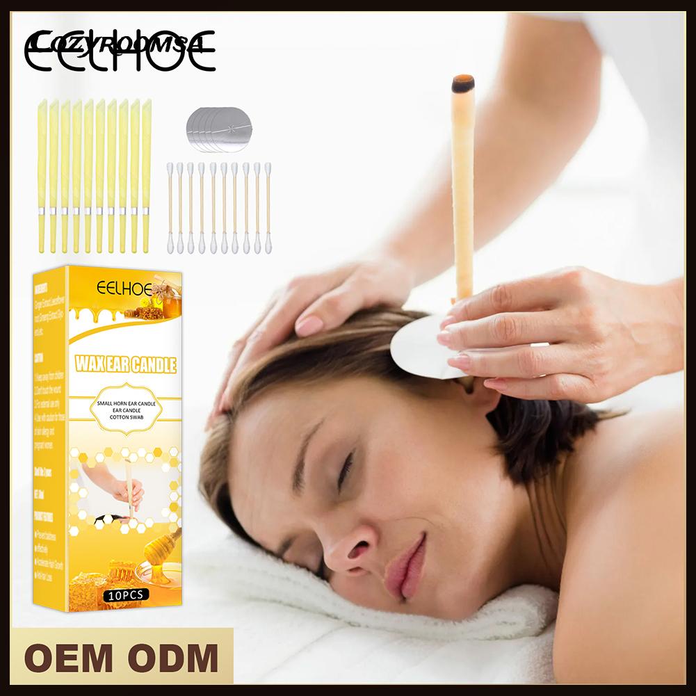 Bộ Dụng Cụ Vệ Sinh Tai Bằng Sáp Ong Tự Nhiên