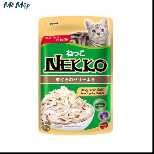 Pate Cho Mèo – PATE NEKKO - Pate Hỗ Trợ Mượt Lông Cho Mèo – Xuất Xứ Thái Lan - MỜ MẬP PETSHOP