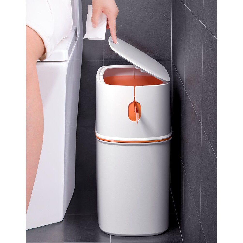 Thùng rác thông minh Xiaomi Joybos CF2Y1 15L- Thùng Rác Tự Động Đóng Gói -  Nhà Bếp Phòng Tắm