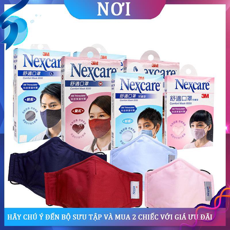 ☼℡✵3M Nexcare Thermal Fashion Masks Mặt nạ bảo vệ mùa đông chống khói bụi thoáng khí