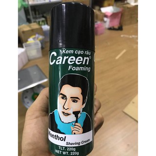 Bọt cạo râu, kem cạo râu Careen xanh
