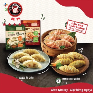 Bánh mandu thịt và bắp cj bibigo 350gr