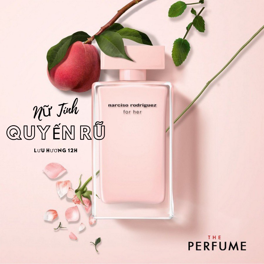 Nước Hoa Nữ Narciso Rodriguez 100ml Hồng Đen Hương Thơm Sang Trọng, Lưu Hương 12h - Xịt Là Mê