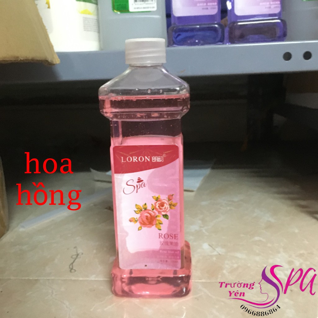 Dầu massage body toàn thân làm ấm cơ thể olive gừng hoa hồng hoa cúc lavender oliu thơm dịu nhẹ trơn tay