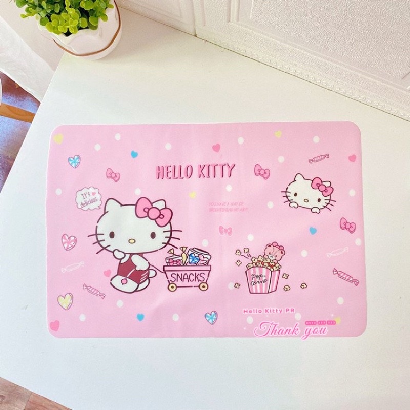 Tấm lót trải bàn ăn chống thấm nước Hello Kitty - Doremon Doraemon