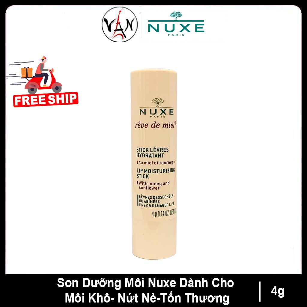 Nuxe Son dưỡng môi nuxe reve de miel 4g