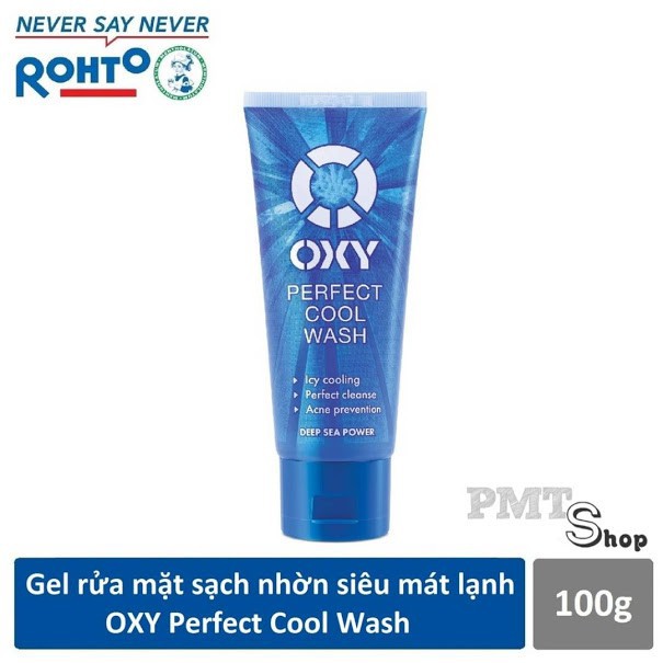 Kem sữa rửa mặt Oxy 100g | 50g Perfect Deep Wash Oil Control White Complete Total anti-acne Prime Multi Action ngừa mụn