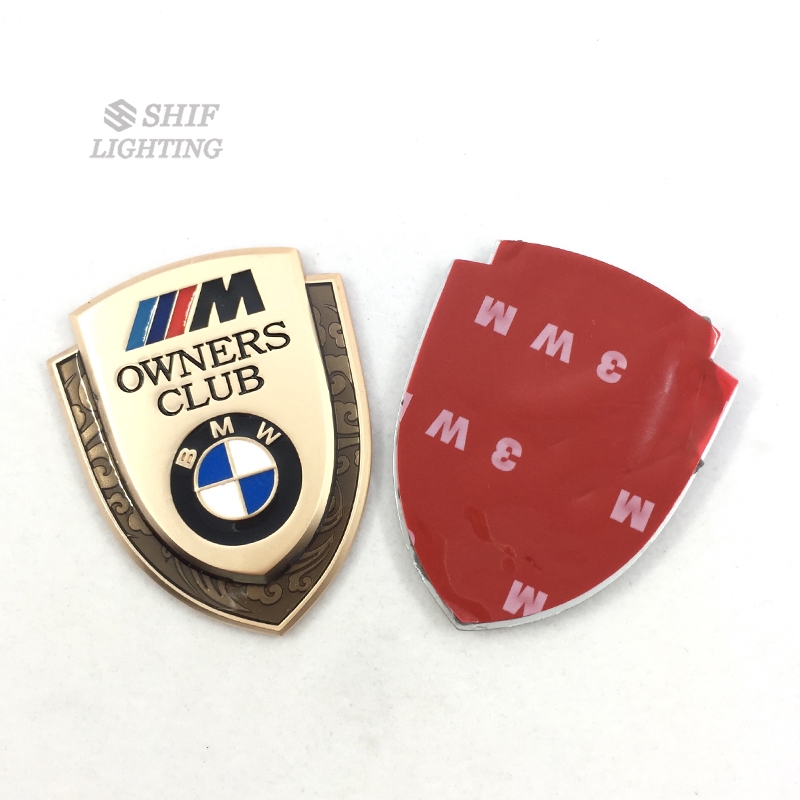 Miếng dán logo BMW cao cấp trang trí xe hơi