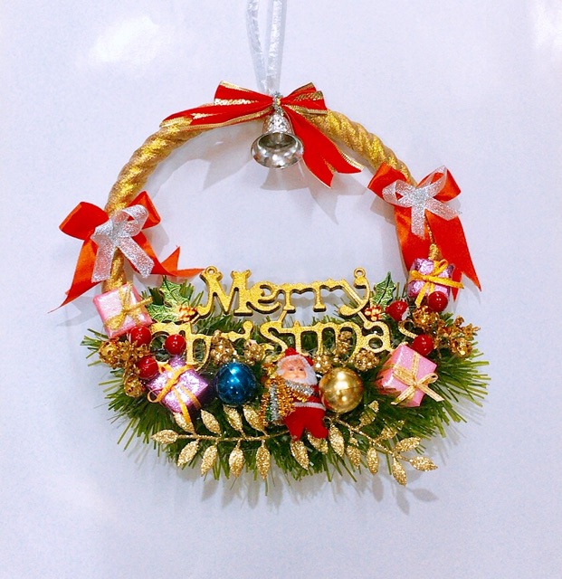 Vòng nguyệt quế trang trí Noel to vòng trang trí Noel 30cm