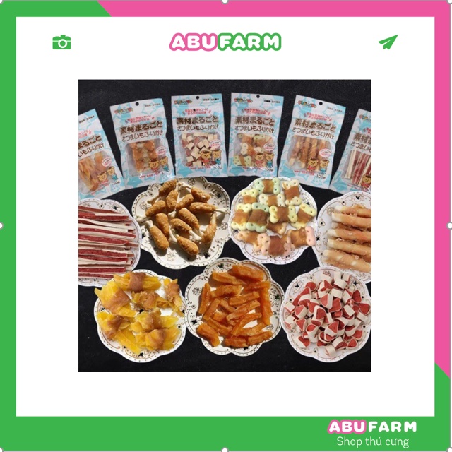 [Mã 208FMCGSALE giảm 8% đơn 500K] Bánh Thưởng cho chó snack nhật 100g