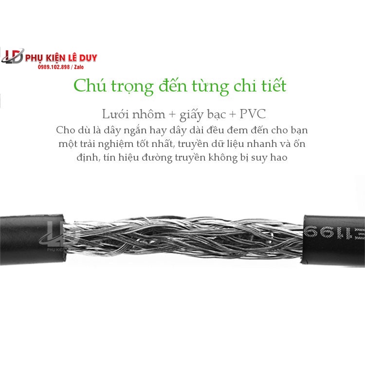 Cáp USB 2.0 Nối Dài 0,5M - 5m Ugreen US103 (10313,10314,10315,10316,10317,10318)