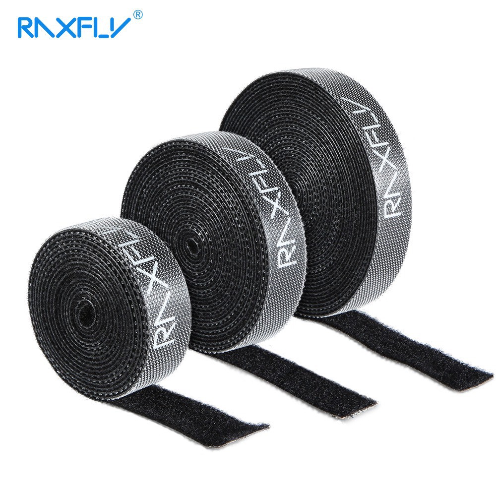 Dây quấn loại dán giúp thu gọn các loại dây cáp RAXFLV - loại 1M và 5M