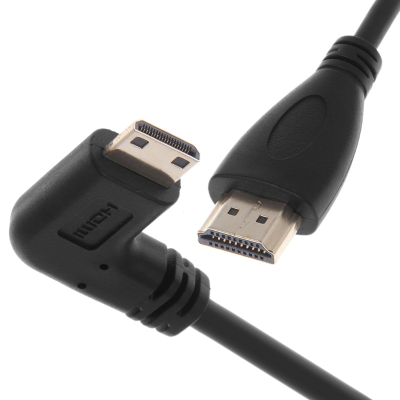 Cáp Chuyển Đổi Hdmi Mini 90 Độ