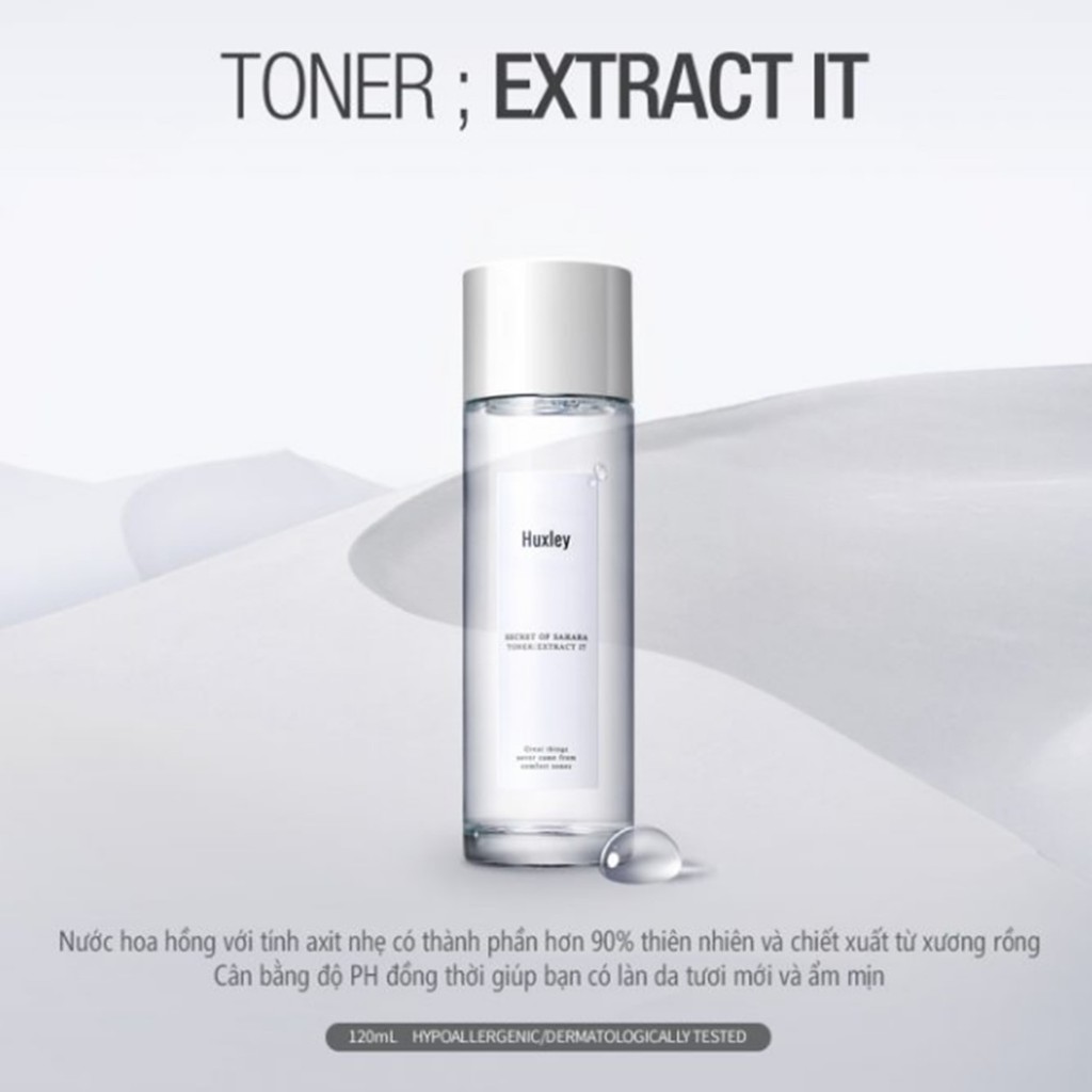 Nước Hoa Hồng Huxley Toner; Extract It 120ml