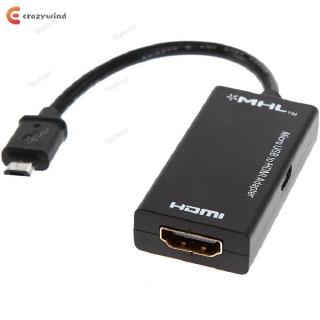 Mới Cáp Chuyển Đổi Micro Mhl Usb Sang Hdmi 1080p Hdtv Cho Samsung Htc Xiaomi