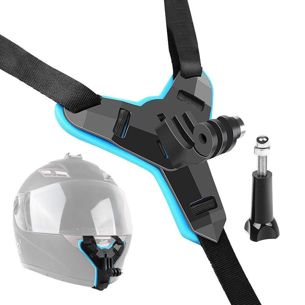 Gắn Gopro vào cằm mũ xe máy