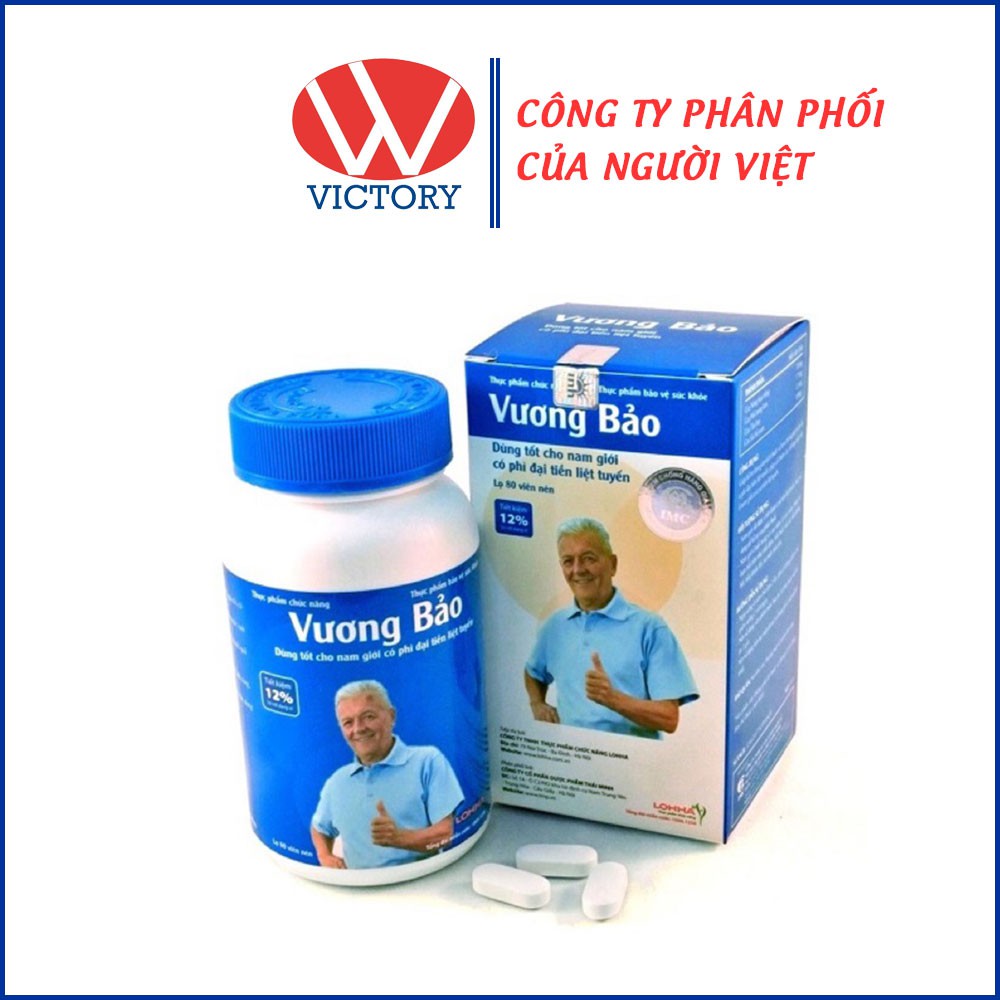 Viên Tiền Liệt Tuyến Vương Bảo giúp hỗ trợ làm giảm kích thước &amp; hạn chế sự phát triển của u phì đại tiền liệt tuyến