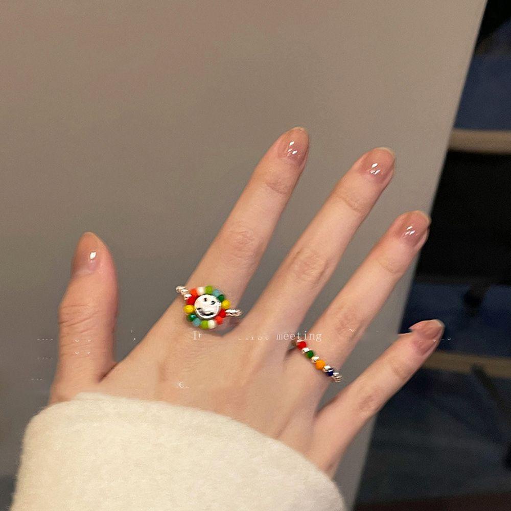 Nhẫn Hở Famy Hình Mặt Cười Phong Cách Pháp Cổ Điển Sang Trọng Thời Trang