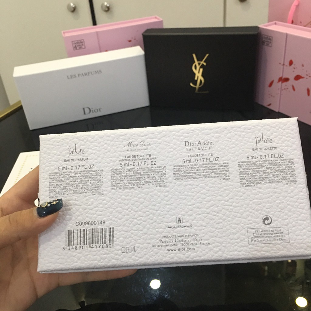 ❤️Bộ nước hoa mini❤️ ❤️ chính hãng ❤️ Set Nước Hoa Dior 4 Chai (Hộp trắng) | BigBuy360 - bigbuy360.vn