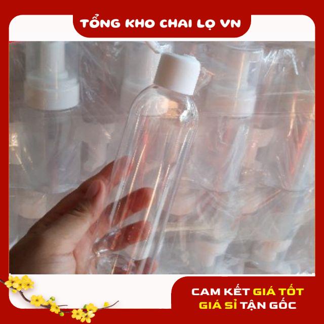 Chai Chiết Mĩ Phẩm ❤ SIÊU RẺ ❤ Chai nhựa pet nắp bật 150ml,200ml,250ml chiết mỹ phẩm , phụ kiện du lịch