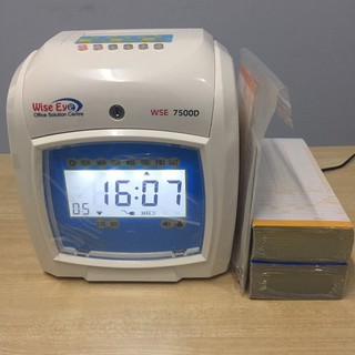 Máy chấm công thẻ giấy wise eye wse-7500d