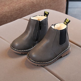 Boots giữ ấm phối lông thú cho bé