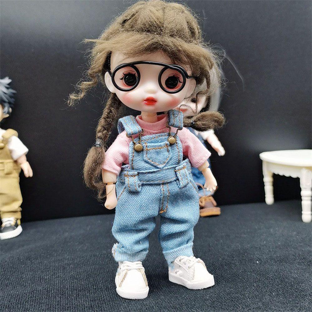 Quần Denim 5 Kiểu Cho Búp Bê 1 / 12Bjd