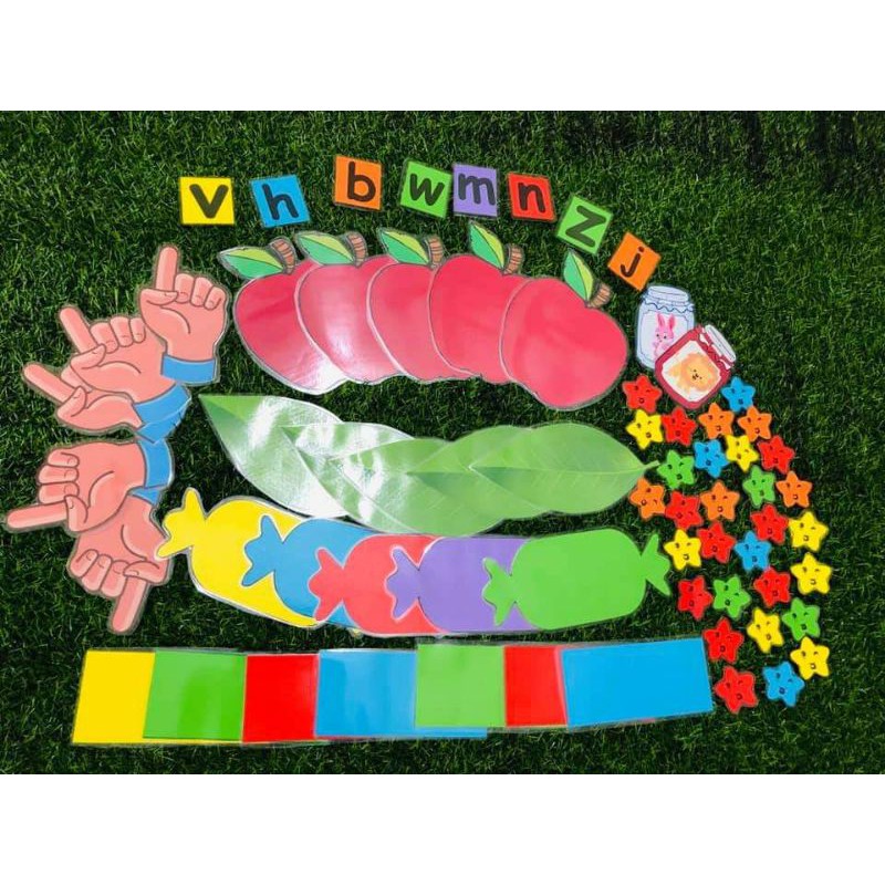 Set 5 kẹo ép plastic