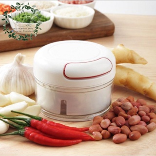 Máy xay tỏi ớt cầm tay, Dùng dây rút tiện dụng,Dụng Cụ Xay Nghiền Tỏi Ớt, Rau Củ, Thịt Cá,… Bằng Dây Rút Thế Hệ Mới