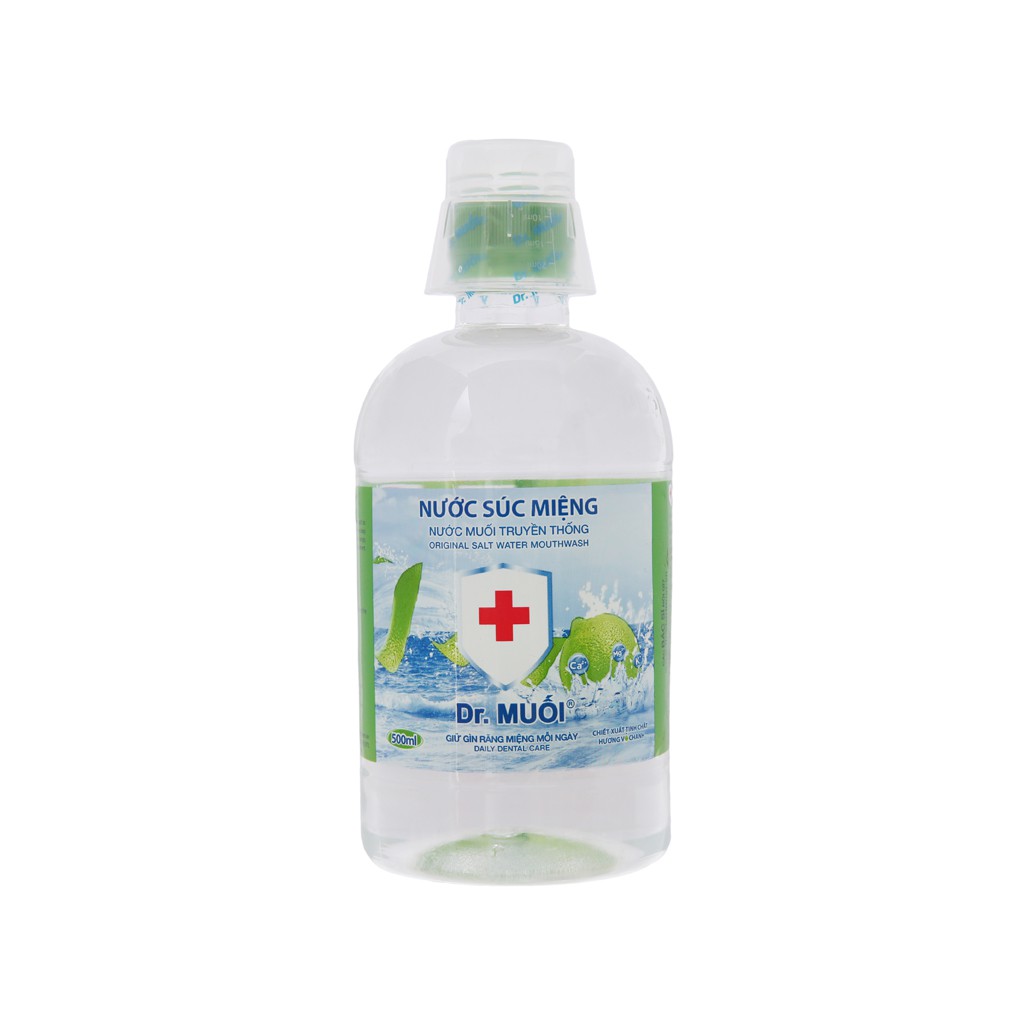 Nước súc miệng hương chanh Dr. Muối 500ml