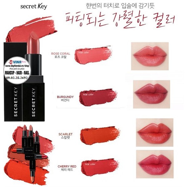 SON LÌ SECRET KEY FITTING FOREVER LIPSTICk