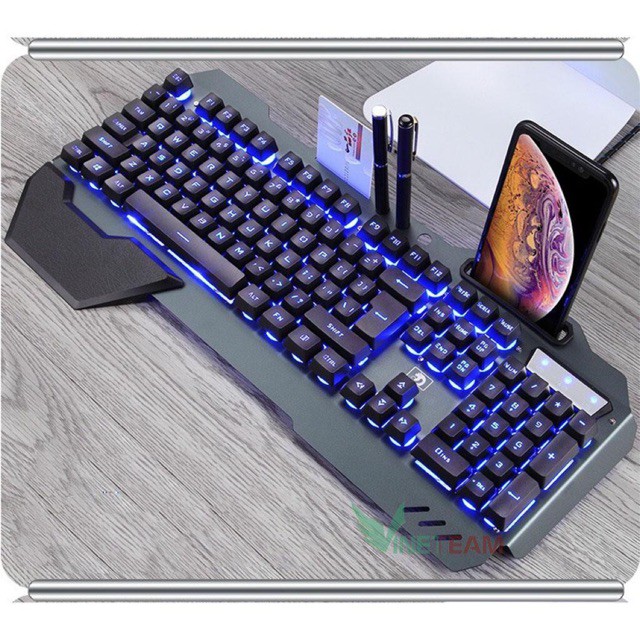 Bàn Phím Gaming K618 Super Pro New 2021 Led Đổi Màu 10 Chế Độ Led Khác Nhau Ngang Phím Cơ PC Xgamingstore -dc4029