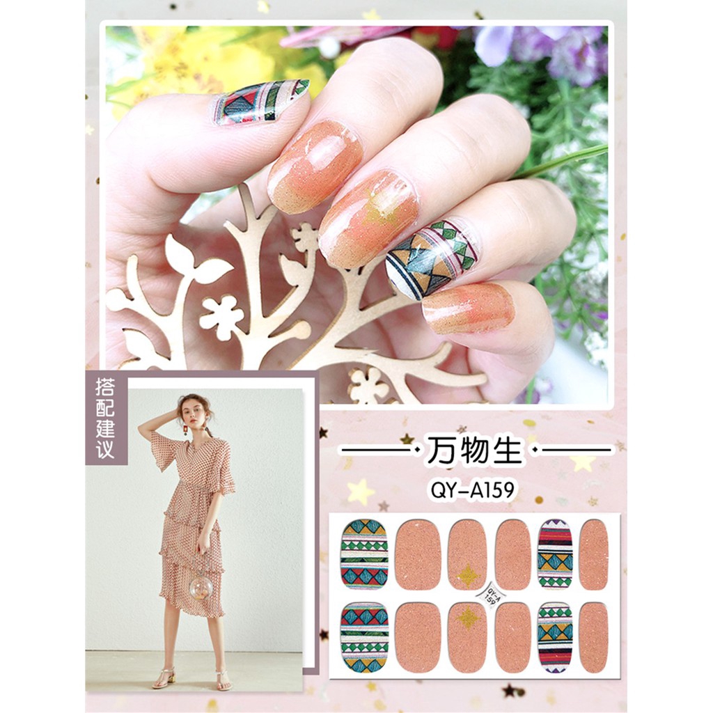 Miếng dán trang trí móng chống thấm nước