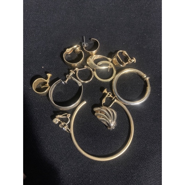 Combo 12 chiếc bông tai lẻ si Nhật Ms:493