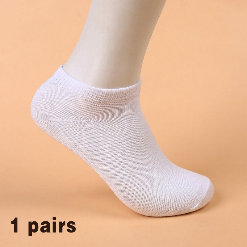 Vớ cotton Màu Trơn Thoáng Khí Thoải Mái Đơn Giản Mới