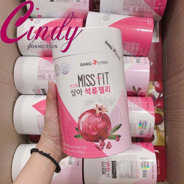 Thạch lựu bổ sung collagen đẹp da và giảm cân Miss Fit SANGA Hàn Quốc | BigBuy360 - bigbuy360.vn