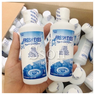 [ Phụ Kiện ] Ngâm, nhỏ mắt FRESH màu xanh,hồng - Loại 150ml, 15ml