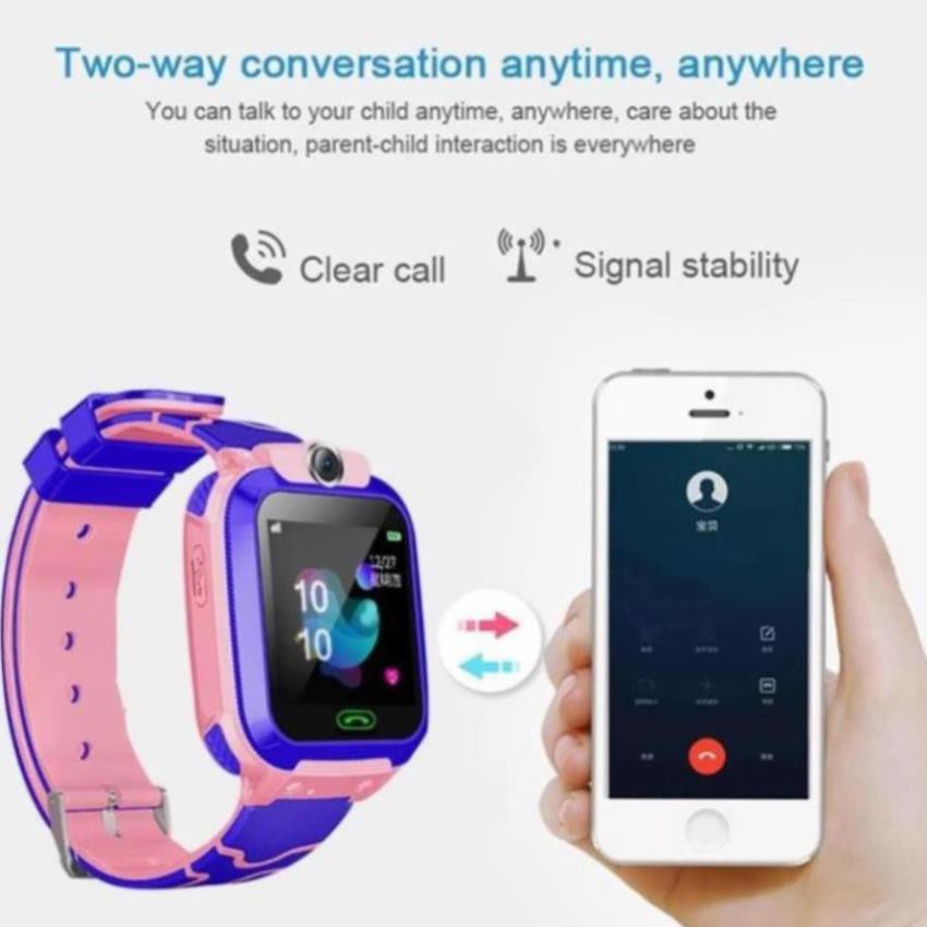 Smart Watch, đồng hồ định vị GPS chống nước - Q12 Đồng Hồ Thông Minh Smart Watch