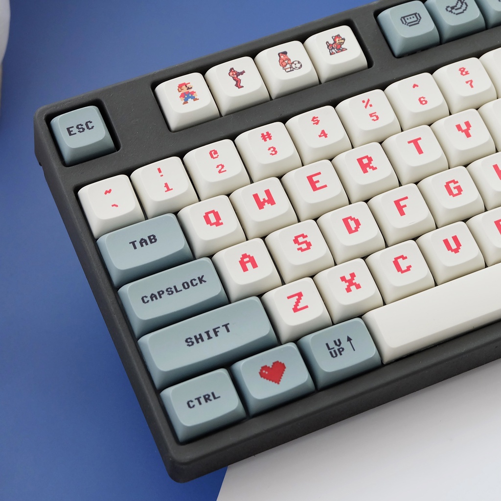 178 phím tùy chỉnh Trọn bộ Keycaps DSA Cấu hình vật liệu PBT cho Bàn phím cơ chuyển mạch Gateron Kailh Cherry MX (FC Gaming