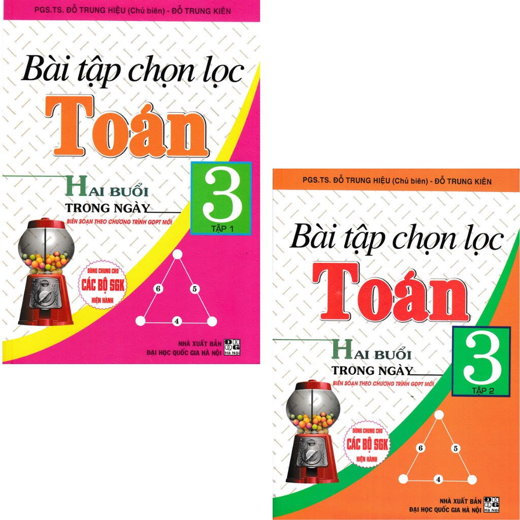 Sách - Combo Bài Tập Chọn Lọc Toán Hai Buổi Trong Ngày Lớp 3 (Biên Soạn Theo Chương Trình GDPT Mới) (Bộ 2 Cuốn)
