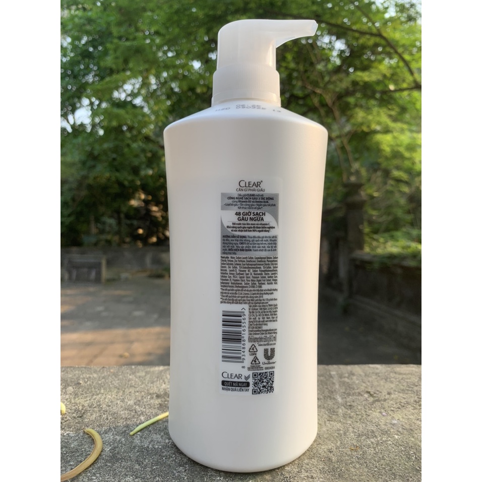 DẦU GỘI CLEAR 48H SẠCH GÀU NGỨA 630G