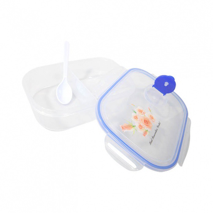 [KHO SỈ] Hộp cơm 3 ngăn Song Long kèm thìa 2857