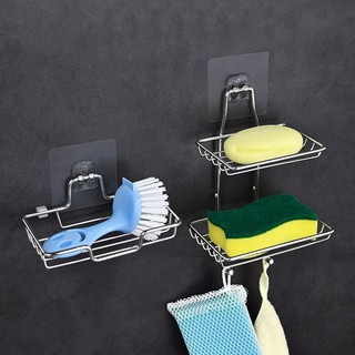 Kệ xà bông inox, khay xà bông inox 304 cao cấp dán tường nhà tắm