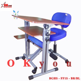 Bàn ghế Học sinh Thông Minh OKyou BGHS FF1S - BR