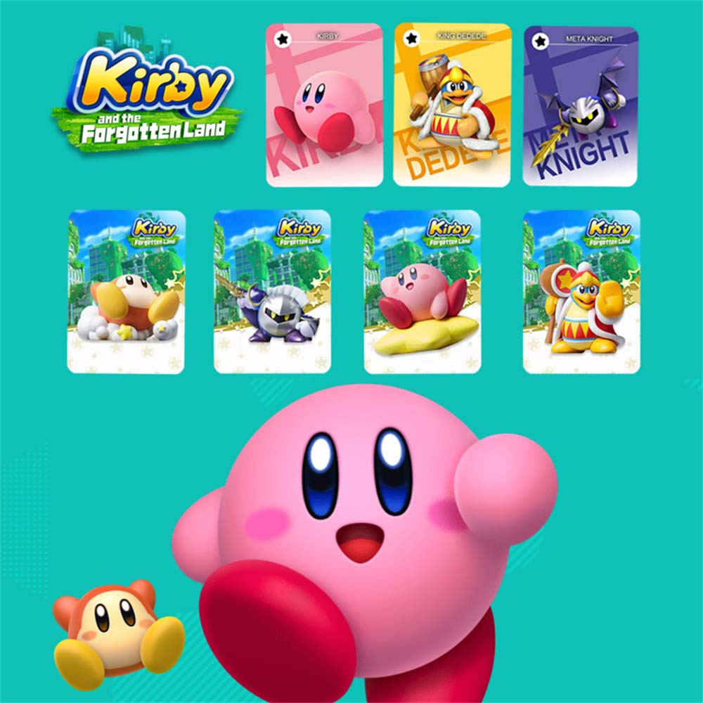 7 Thẻ trò chơi Nfc Kirby và vùng đất bị quên lãng amiibo dành cho Switch & LITE