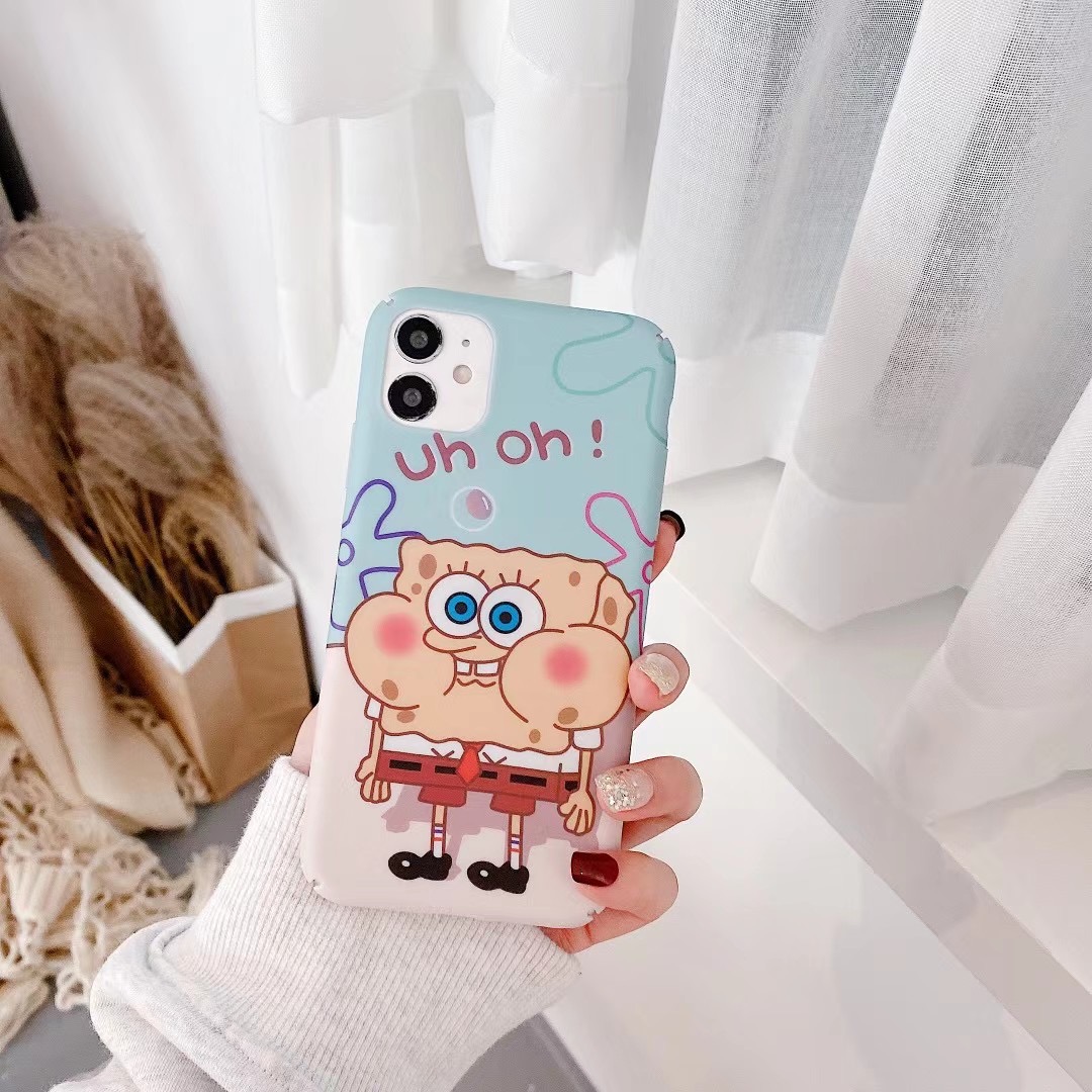 Huawei Y9s Y9 Prime 2019 Y9 2019 Nova 3 3i 3e Nova 4 4e Nova 5T Nova 7i Nova 7 Nova 7 Pro Nova 7SE Nova 8 Nova 8SE Honor 8X Honor 20 Lite Y7 Pro 2019 Cute Cartoon Sponge Patrick Star Hard PC Back Casing Case